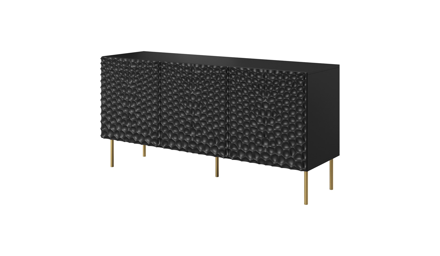 HOLE chest 152x42.5x74.5 cm matte black HOLE chest 152x42.5x74.5 cm matte black