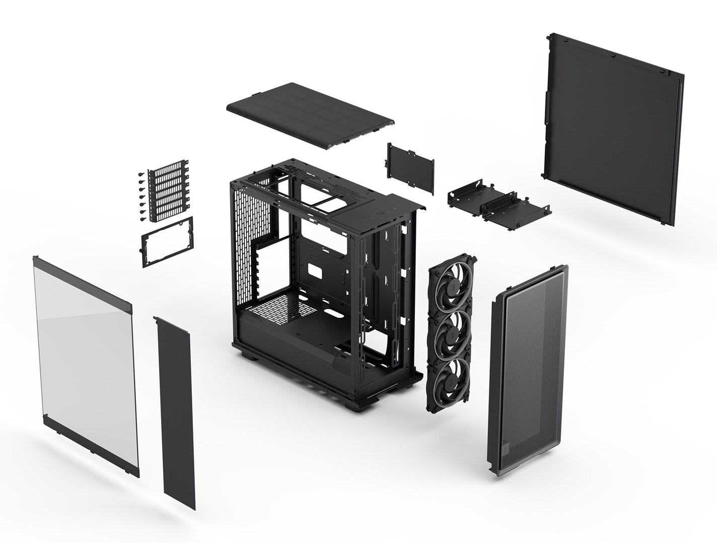 Fractal Design Epoch Black TG RGB Light Tint Fractal Design Epoch Black TG RGB Light Tint