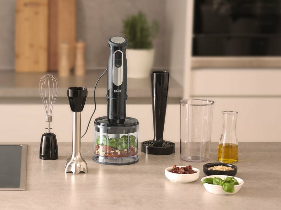 Braun MultiQuick 5 Pro 0.6 L Immersion blender 1000 W Black, Silver Braun MultiQuick 5 Pro 0.6 L Immersion blender 1000 W Black, Silver