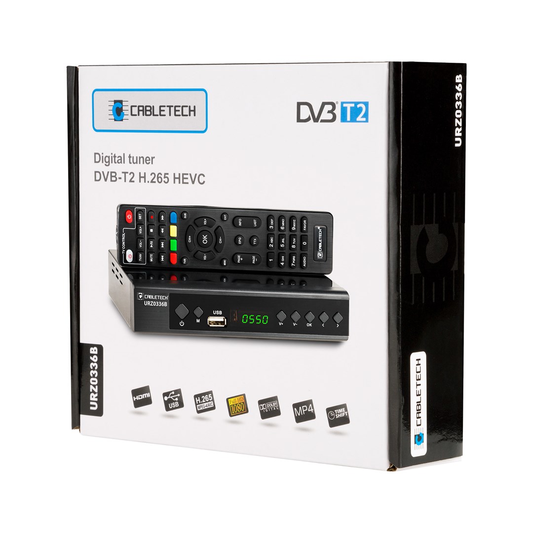 Cabletech DEKODER DVB-T2 H.265 HEVC URZ0336 Cabletech DEKODER DVB-T2 H.265 HEVC URZ0336