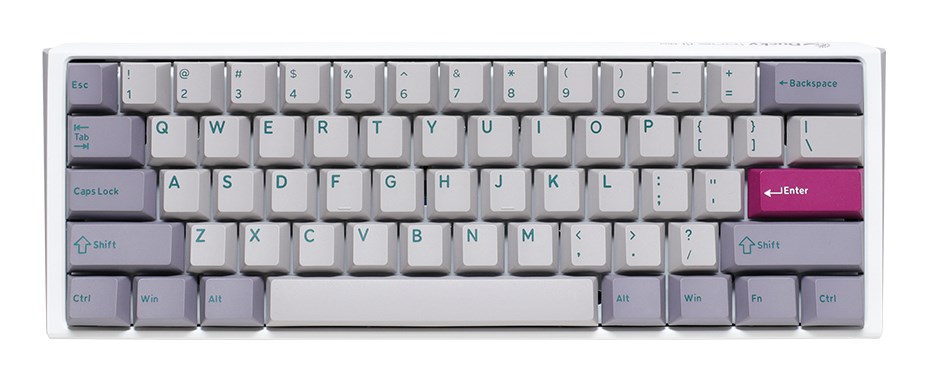 Ducky One 3 Mini Mist Grey keyboard Gaming USB US English Ducky One 3 Mini Mist Grey keyboard Gaming USB US English