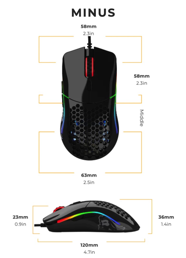 Glorious Gaming Glorious Model O- Mouse Glossy (Black) Glorious Gaming Glorious Model O- Mouse Glossy (Black)
