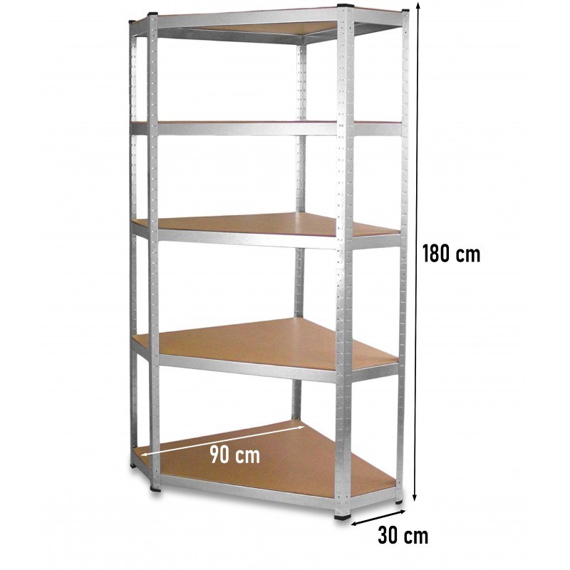 Metal corner storage rack GC9030 30 cm Metal corner storage rack GC9030 30 cm