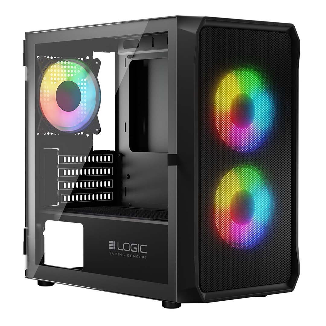Logic PORTOS ARGB MINI USB 3.0 Case Black Logic PORTOS ARGB MINI USB 3.0 Case Black