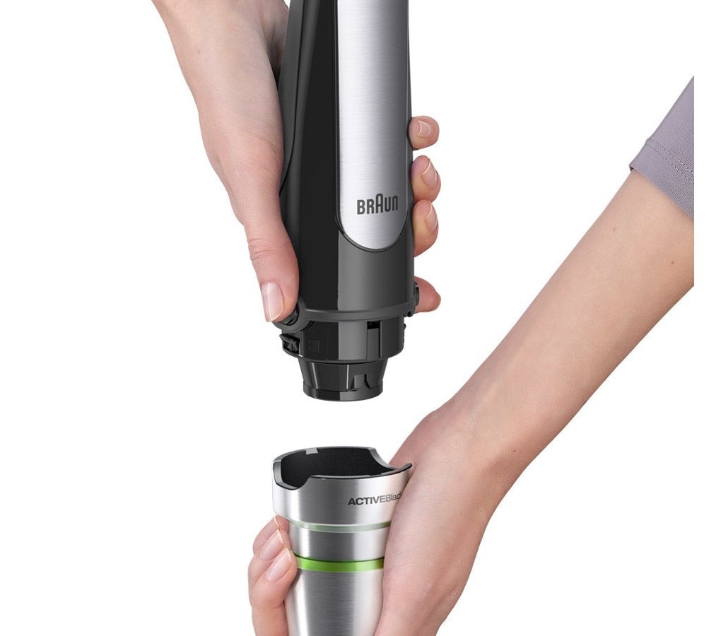 Braun MQ 7035X 0.6 L Immersion blender 1000 W Black, Satin steel Braun MQ 7035X 0.6 L Immersion blender 1000 W Black, Satin steel
