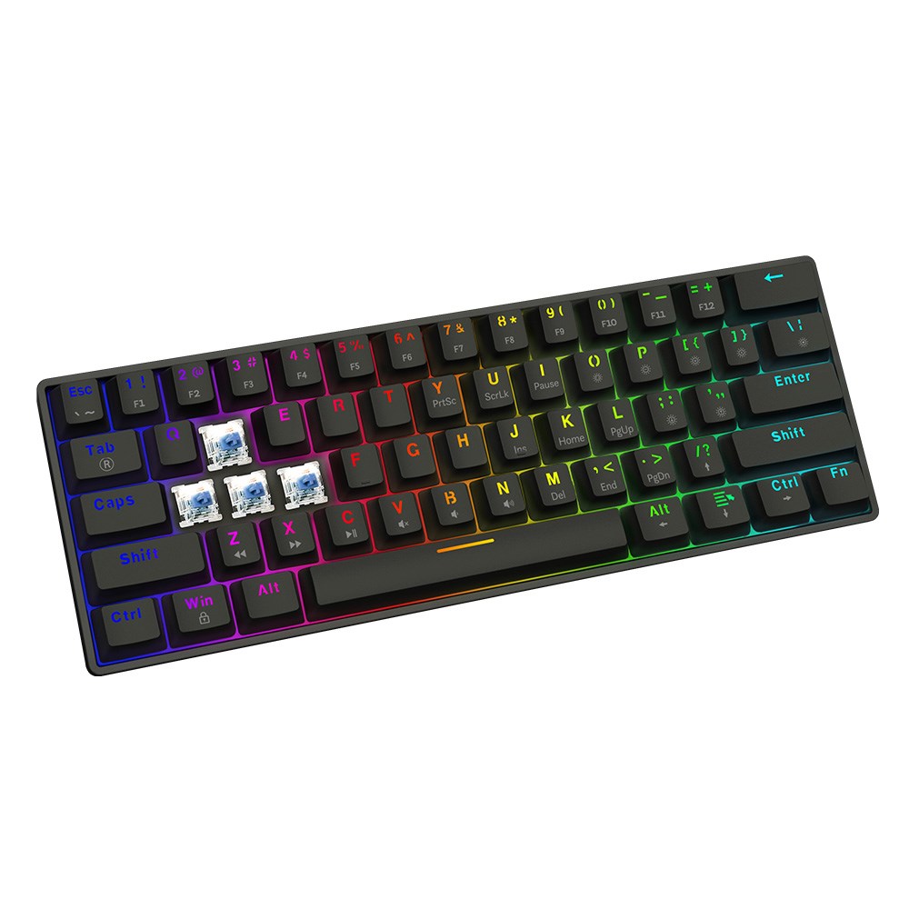 SAVIO BLACKOUT X2 Mechanical Keyboard OUTEMU Blue, Hot Swap SAVIO BLACKOUT X2 Mechanical Keyboard OUTEMU Blue, Hot Swap