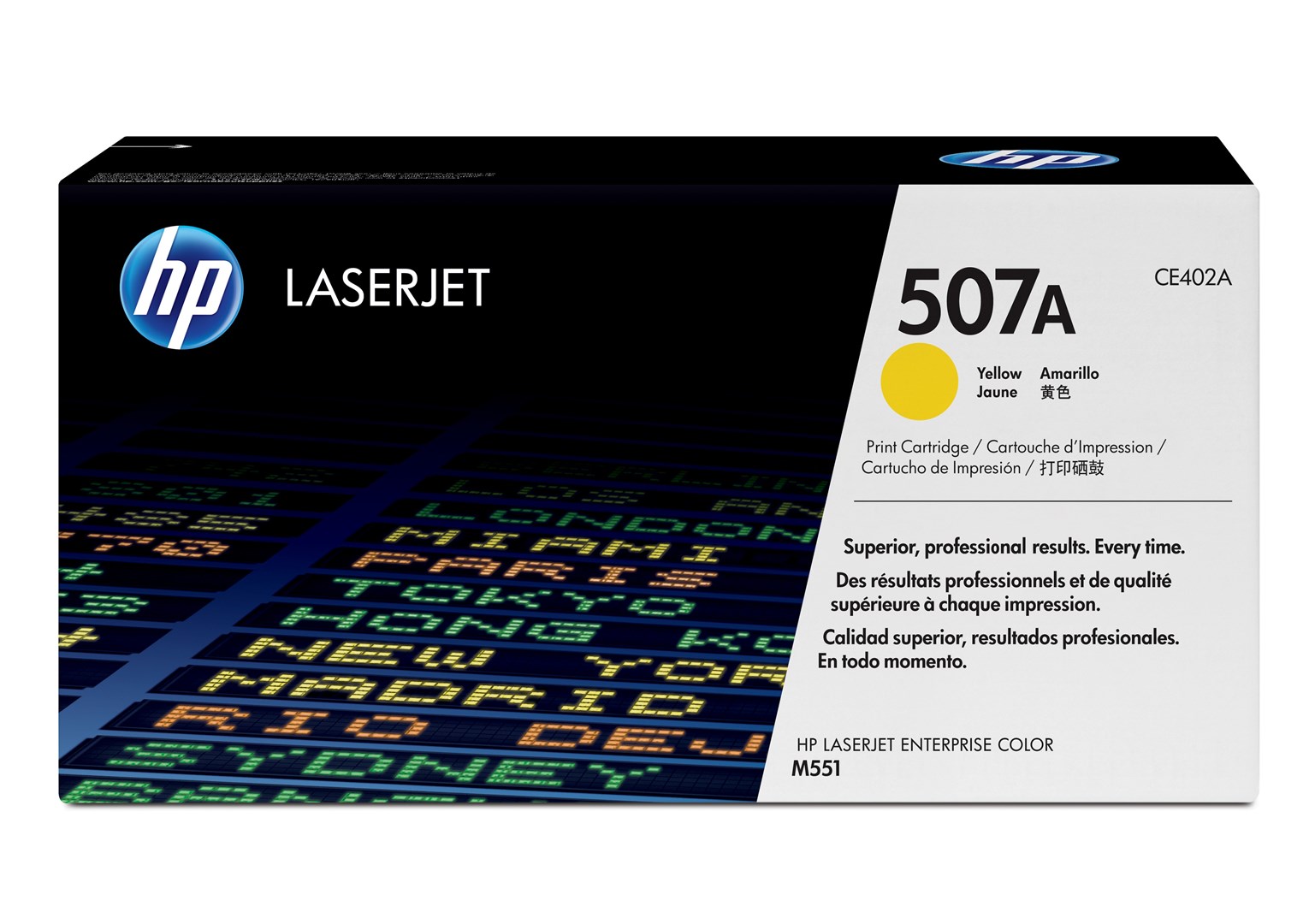 HP 507A - gul - original - LaserJet - HP 507A - gul - original - LaserJet -