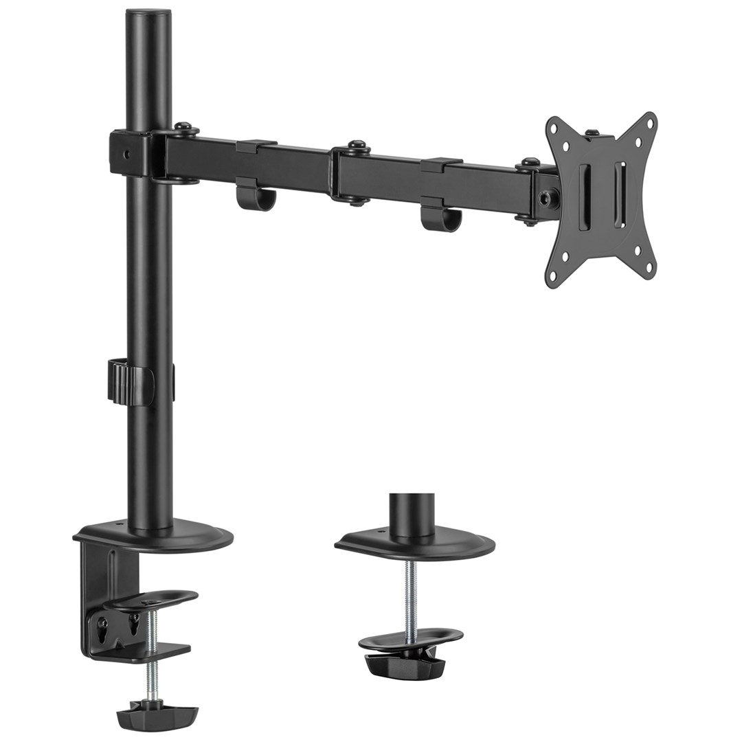 Maclean MC-753N LCD Monitor Desk Mount 17-32" 9kg VESA 75x75 100x100 Single Arm Extendable Adjustable Maclean MC-753N LCD Monitor Desk Mount 17-32" 9kg VESA 75x75 100x100 Single Arm Extendable Adjustable