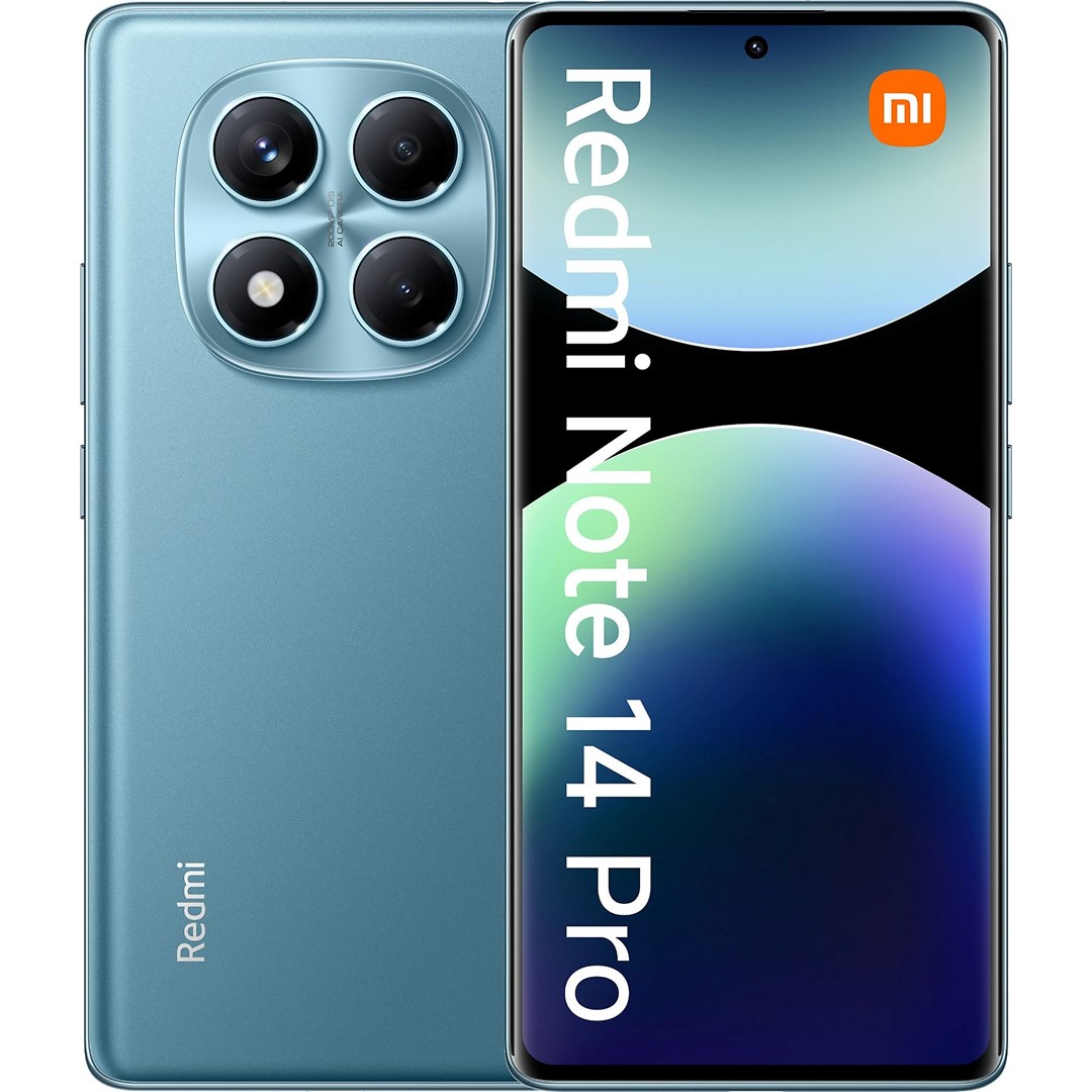 Xiaomi Redmi Note 14 Pro 16.9 cm (6.67") Hybrid Dual SIM 4G USB Type-C 8 GB 256 GB 5500 mAh Blue Xiaomi Redmi Note 14 Pro 16.9 cm (6.67") Hybrid Dual SIM 4G USB Type-C 8 GB 256 GB 5500 mAh Blue