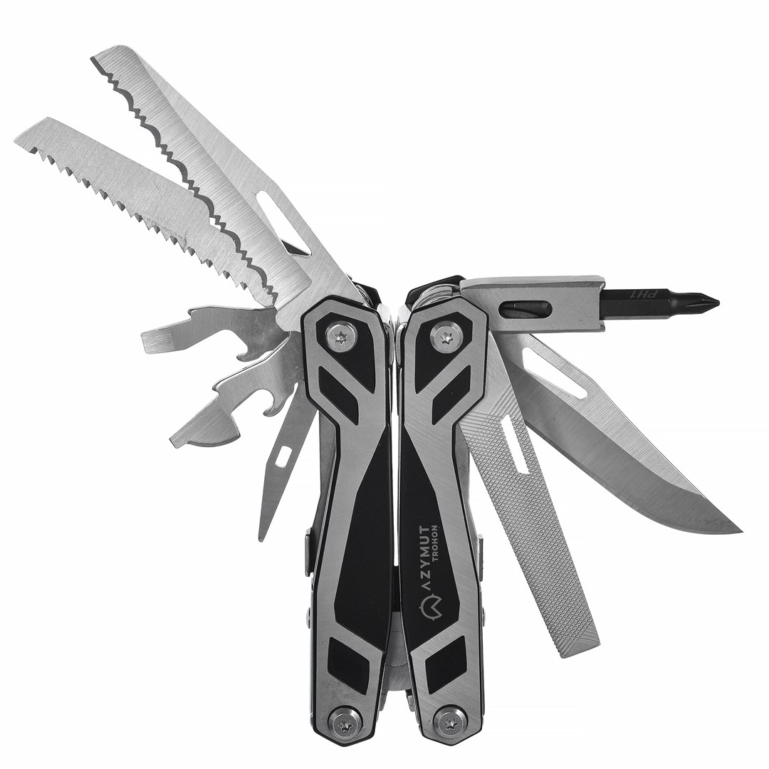 Multitool AZYMUT Trohon - 12 tools + 8 bits + holster (H-P2010121) Multitool AZYMUT Trohon - 12 tools + 8 bits + holster (H-P2010121)