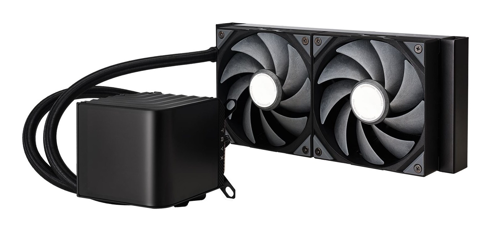 TRYX PANORAMA 240 Processor Liquid cooling kit 12 cm Black 1 pc(s) TRYX PANORAMA 240 Processor Liquid cooling kit 12 cm Black 1 pc(s)