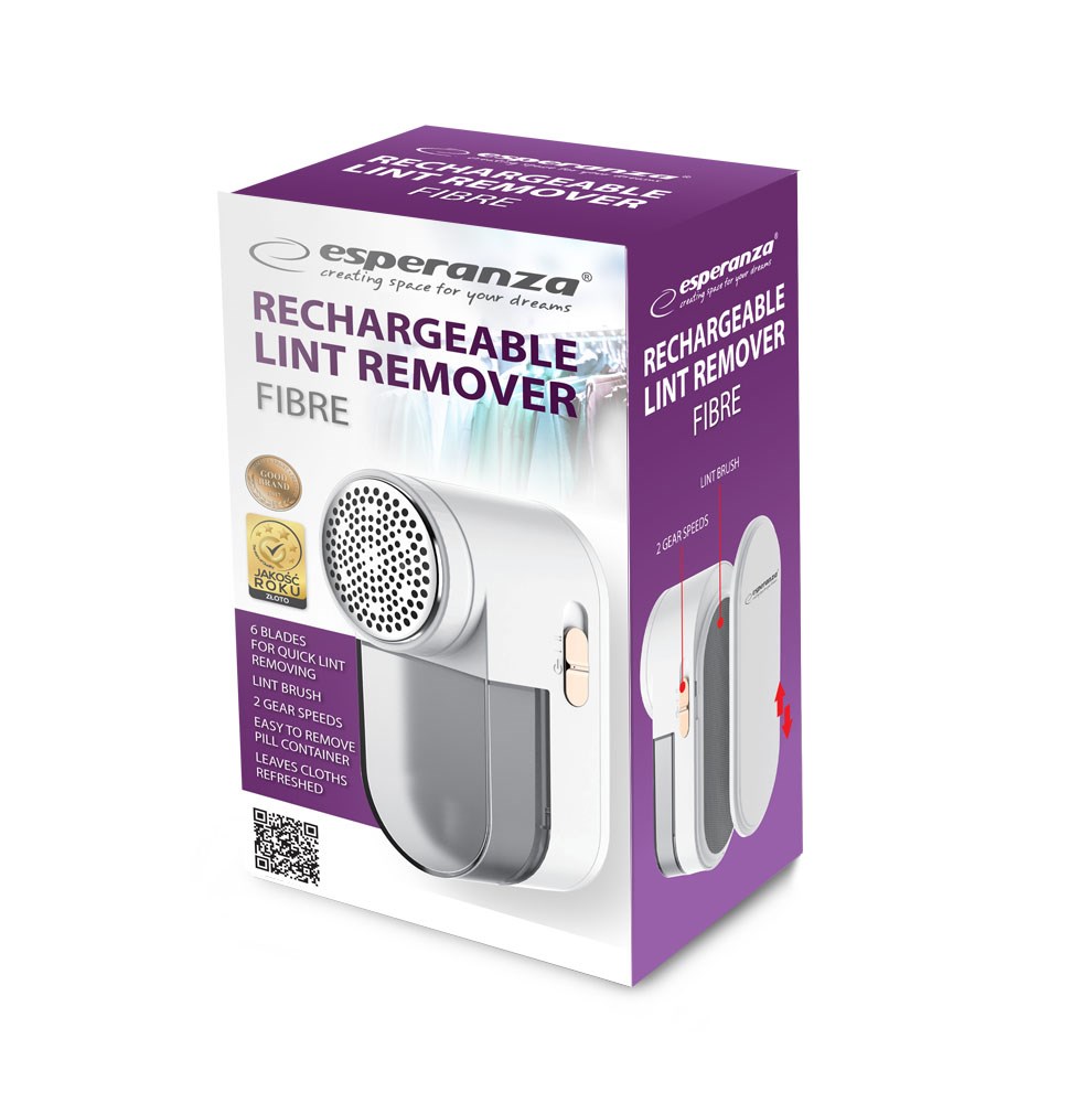 Esperanza ECS010 Clothes Shaver White Esperanza ECS010 Clothes Shaver White