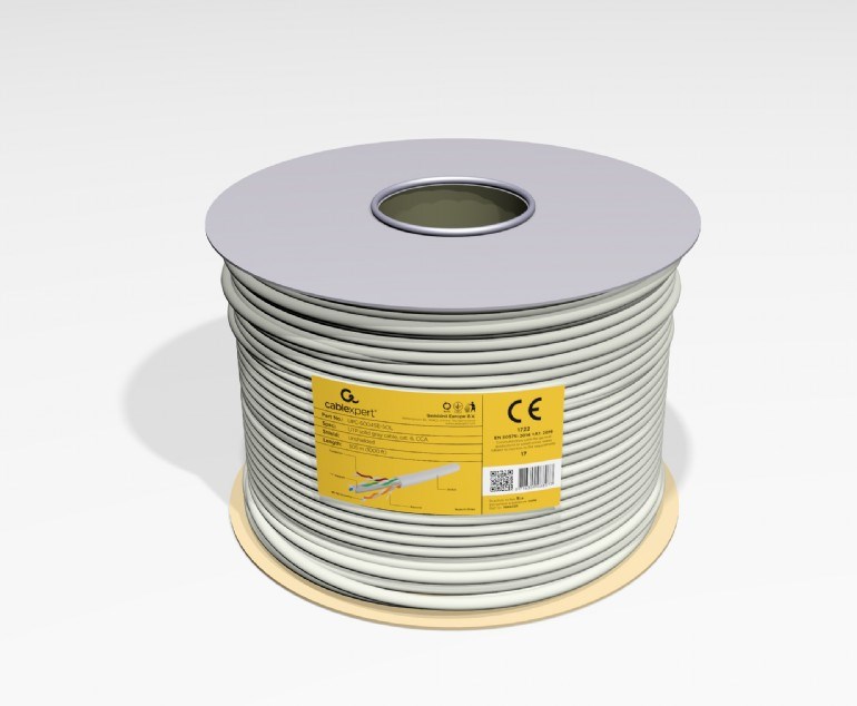 Gembird UPC-6004SE-SOL/100 networking cable Grey 305 m Cat6 Gembird UPC-6004SE-SOL/100 networking cable Grey 305 m Cat6