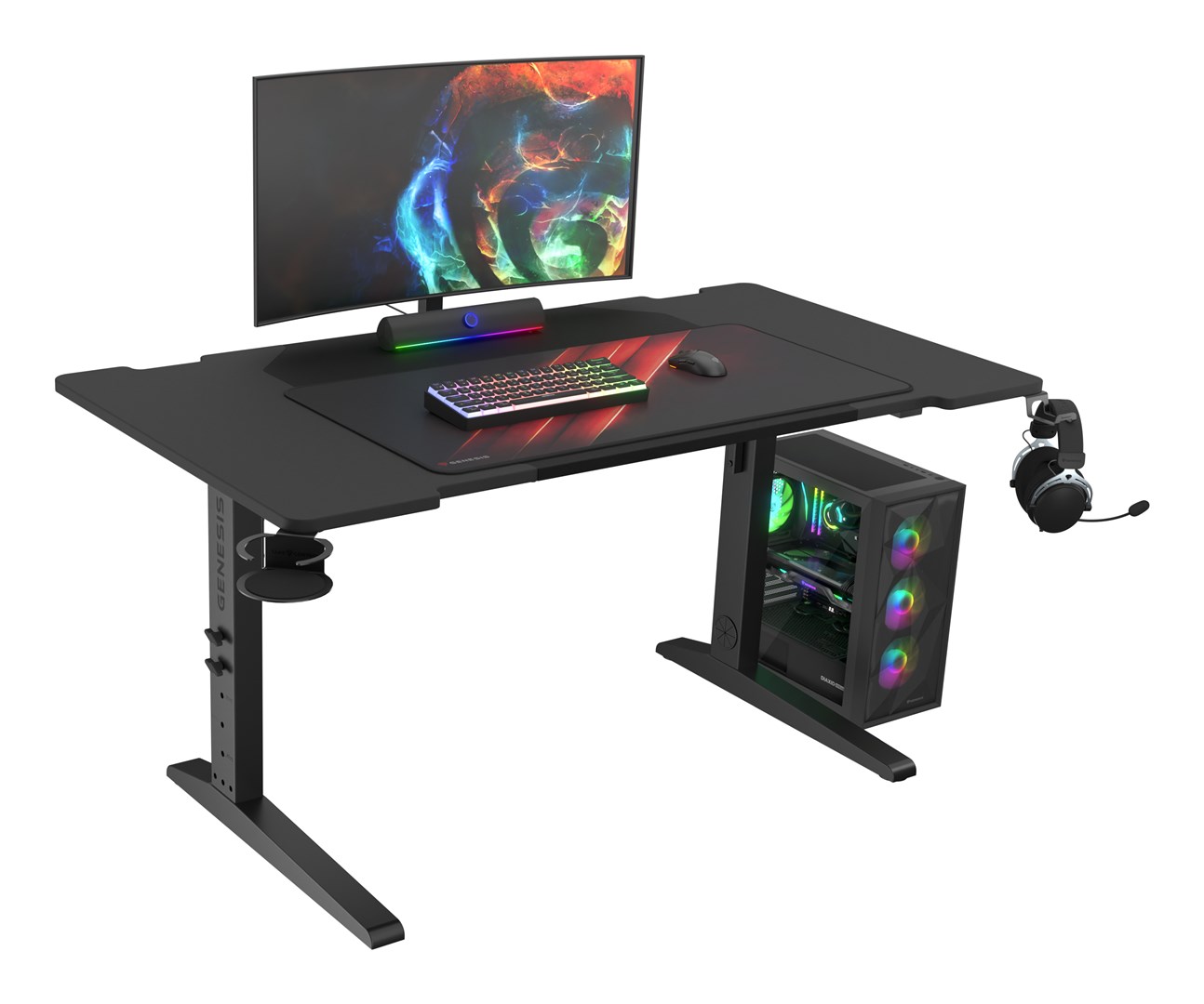 Gaming Desk Genesis Holm Modular 140 Gaming Desk Genesis Holm Modular 140