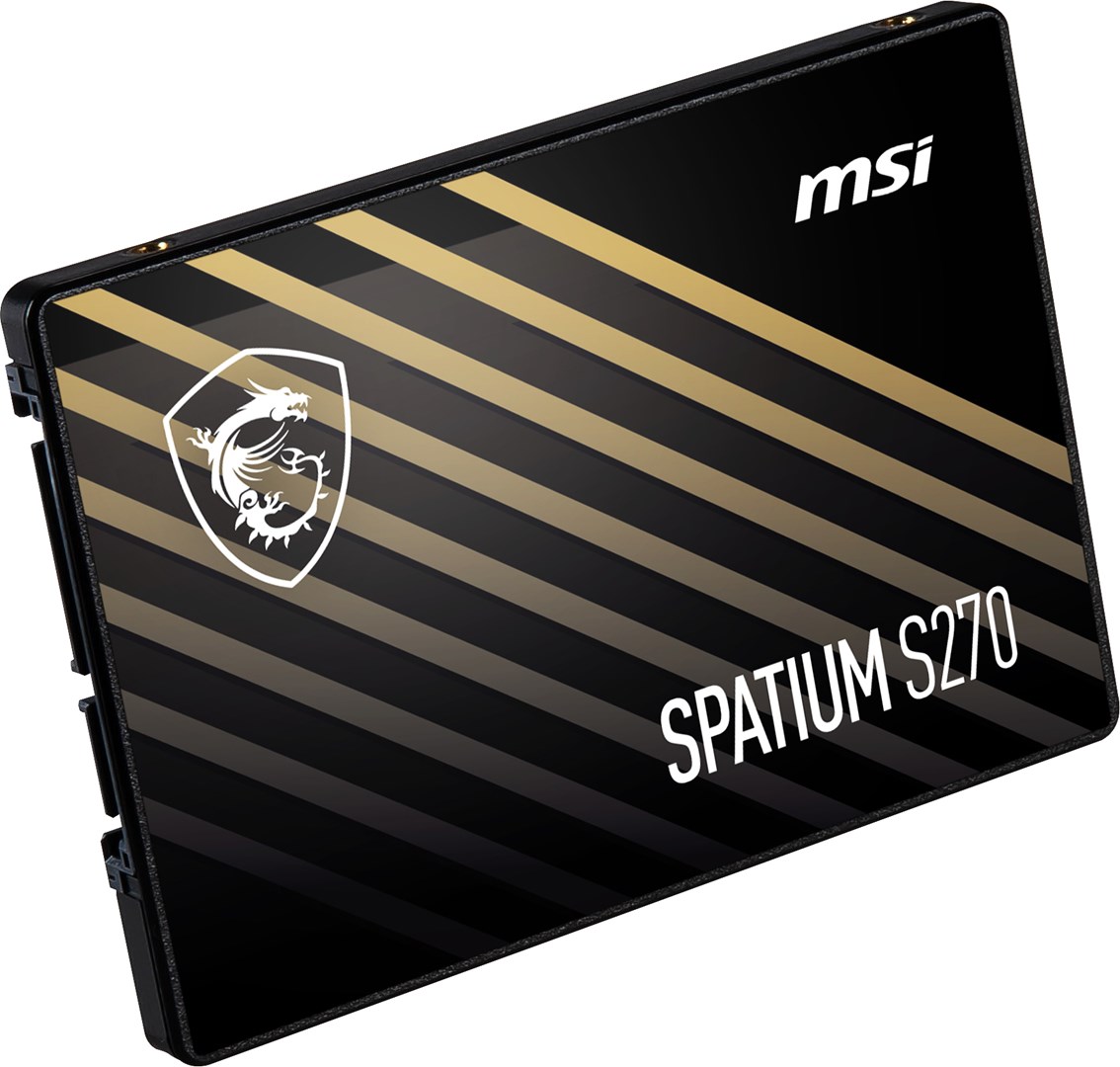 MSI Spatium S270 SATA 2.5 480GB 2.5" Serial ATA III 3D NAND MSI Spatium S270 SATA 2.5 480GB 2.5" Serial ATA III 3D NAND