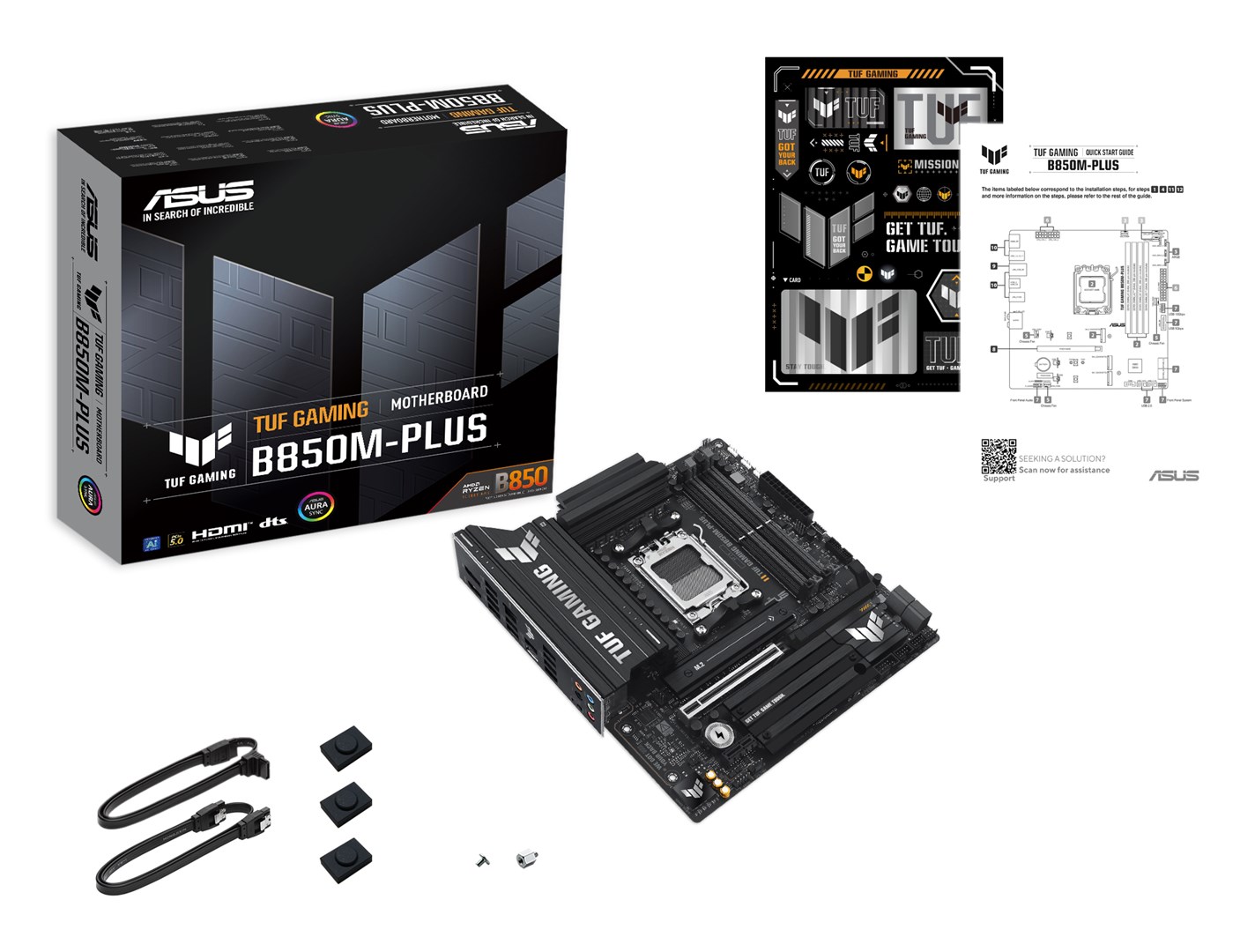 ASUS TUF GAMING B850M-PLUS AMD B850 Socket AM5 micro ATX ASUS TUF GAMING B850M-PLUS AMD B850 Socket AM5 micro ATX