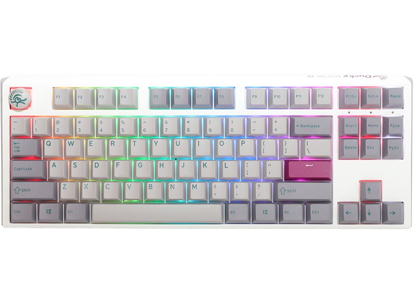Ducky One 3 TKL keyboard Gaming USB US English Silver Ducky One 3 TKL keyboard Gaming USB US English Silver