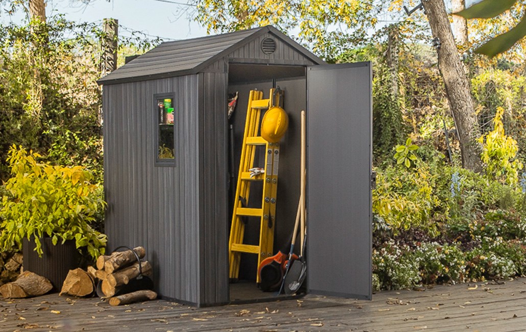 Keter Darwin 4x6 Wood-plastic shed Keter Darwin 4x6 Wood-plastic shed