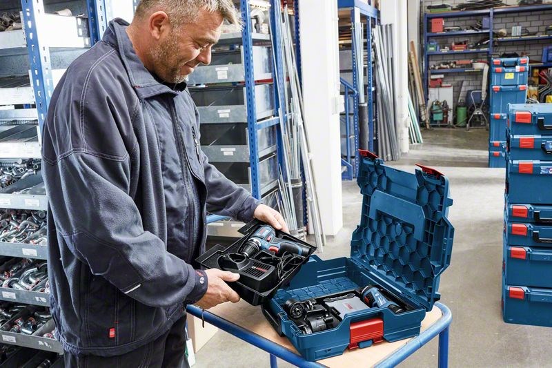 Bosch L-BOXX 238 Professional Storage box Rectangular ABS Black, Blue, Red Bosch L-BOXX 238 Professional Storage box Rectangular ABS Black, Blue, Red