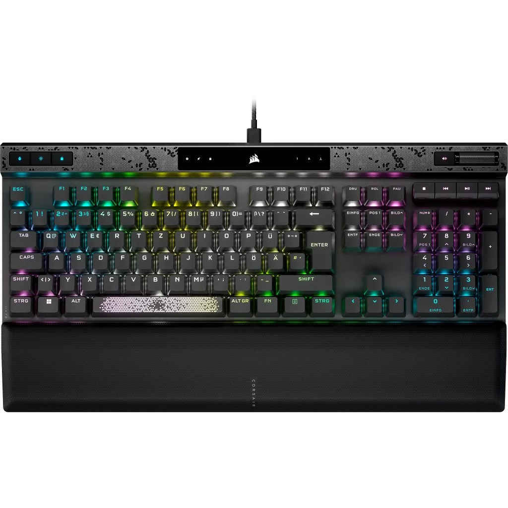 Corsair K70 MAX keyboard Gaming USB US English Black Corsair K70 MAX keyboard Gaming USB US English Black