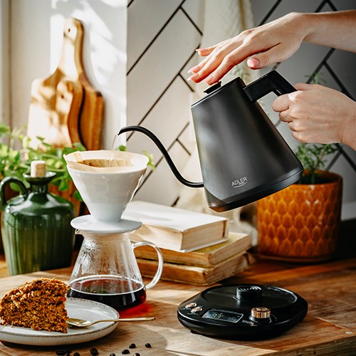 Adler AD 1349 Electric kettle with long spout 1.0L Black Adler AD 1349 Electric kettle with long spout 1.0L Black