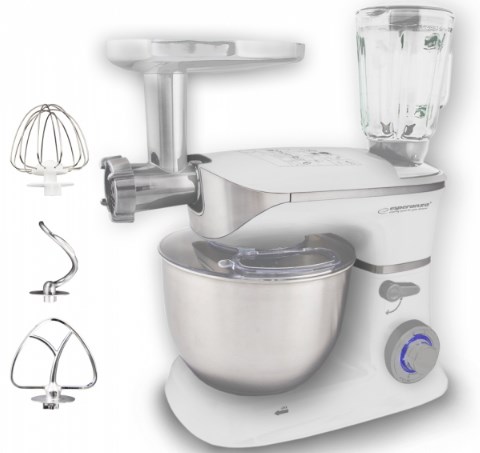 Esperanza EKM025 food processor 1000 W 5 L Stainless steel, White Esperanza EKM025 food processor 1000 W 5 L Stainless steel, White