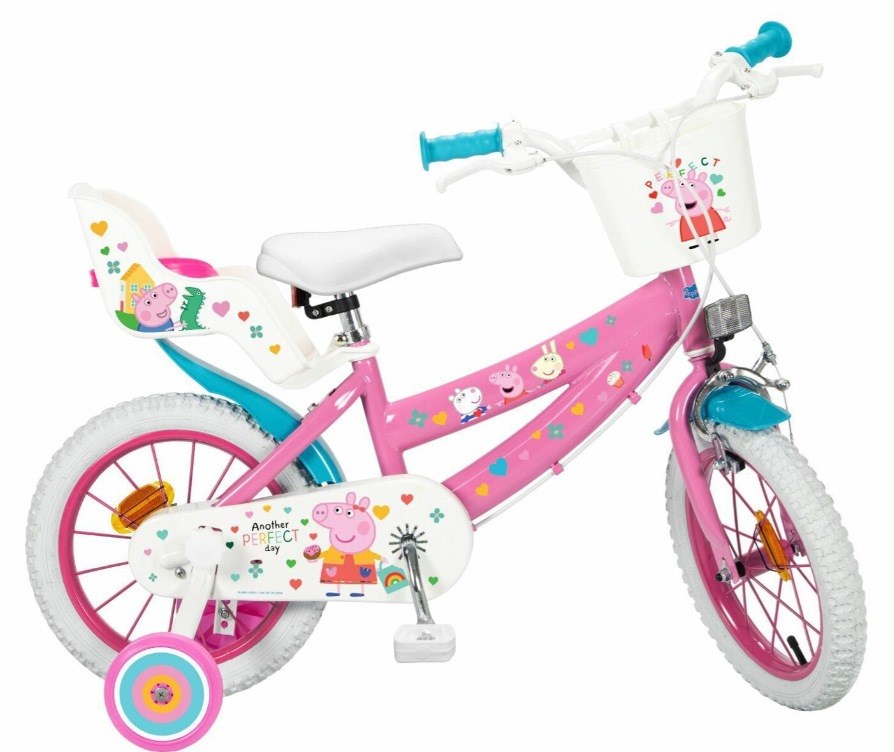 Children's bicycle 14" Peppa Pig pink 1495 TOIMSA Children's bicycle 14" Peppa Pig pink 1495 TOIMSA