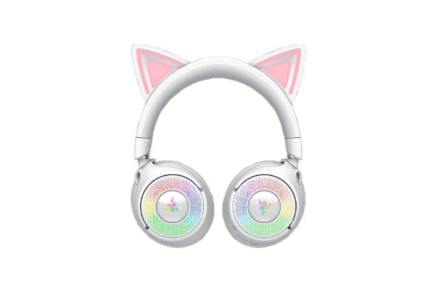Razer Kraken Kitty V3 Pro - White Headset Wired & Wireless Head-band Gaming USB Type-A Bluetooth Razer Kraken Kitty V3 Pro - White Headset Wired & Wireless Head-band Gaming USB Type-A Bluetooth
