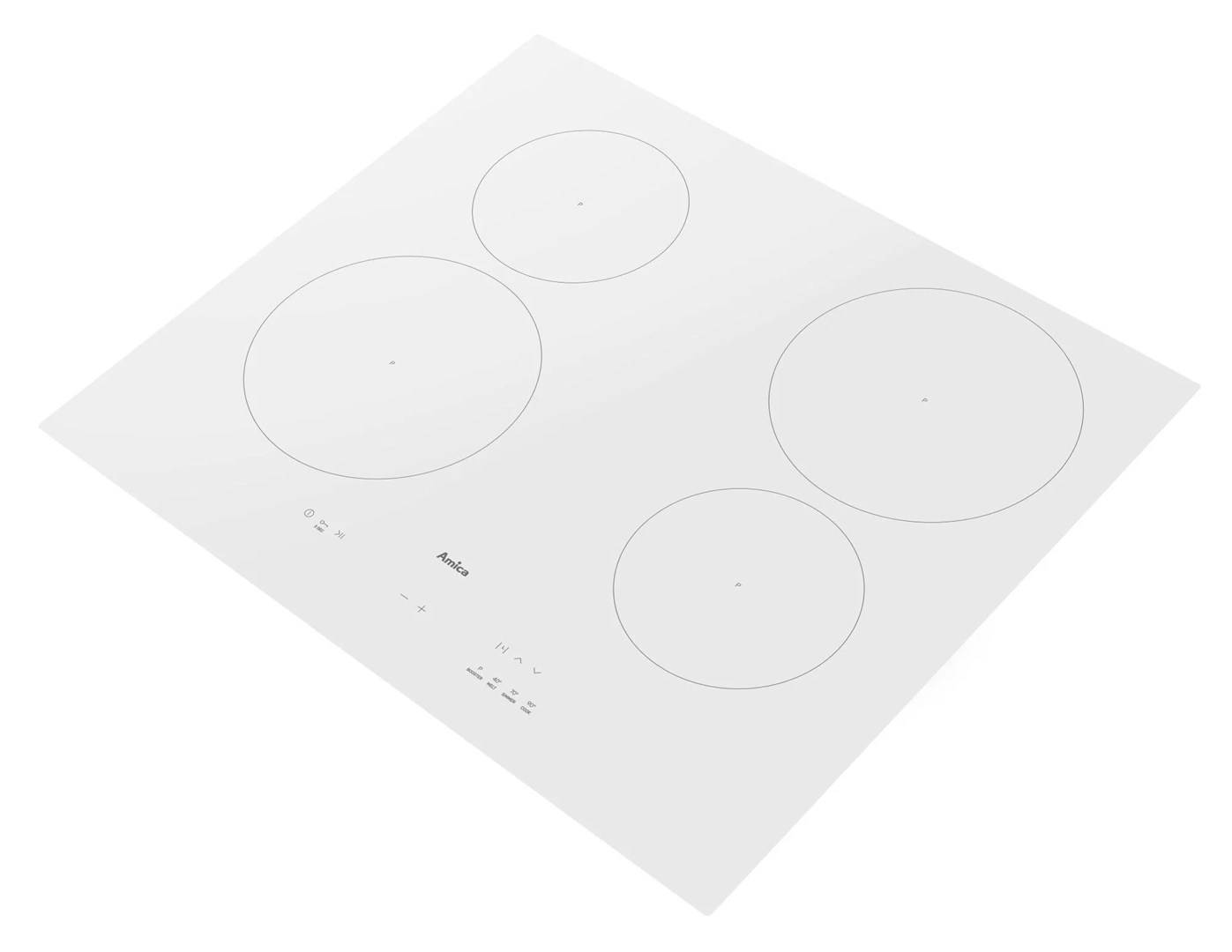 Induction cooktop Amica PIDH6140PHTUN 3.0 white Induction cooktop Amica PIDH6140PHTUN 3.0 white