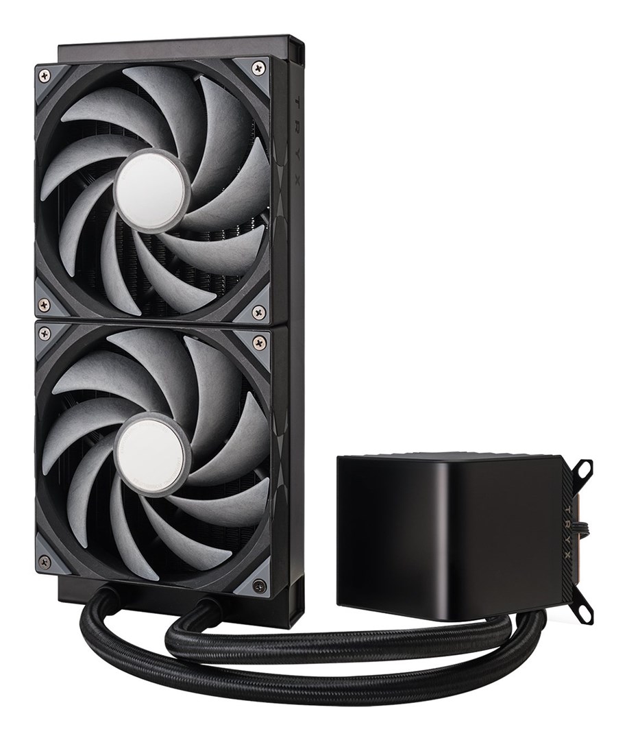 TRYX PANORAMA 280 Processor Liquid cooling kit 14 cm Black 1 pc(s) TRYX PANORAMA 280 Processor Liquid cooling kit 14 cm Black 1 pc(s)