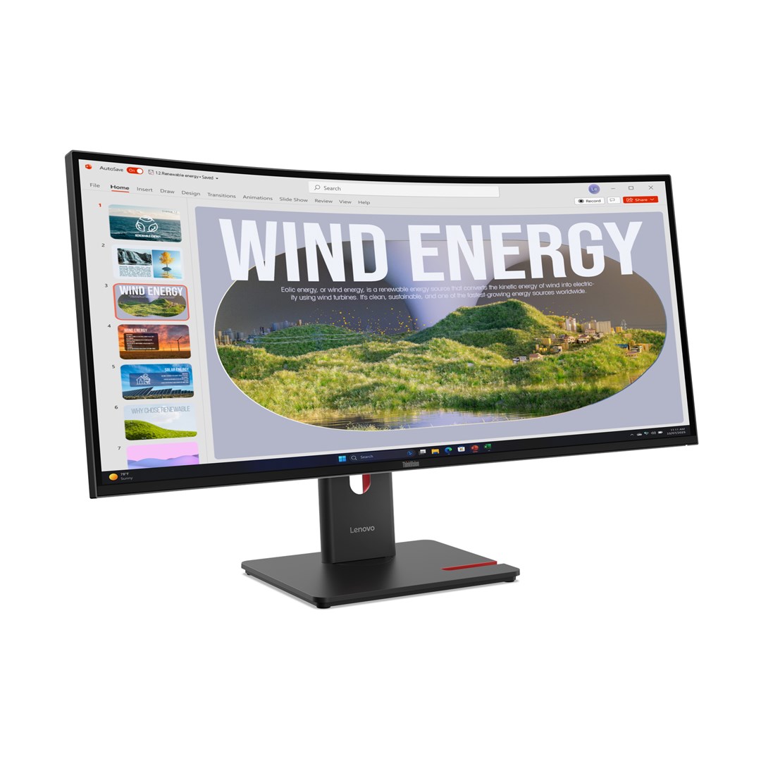 Lenovo ThinkVision T34WD-40 LED display 86.4 cm (34") 3440 x 1440 pixels Wide Quad HD Black Lenovo ThinkVision T34WD-40 LED display 86.4 cm (34") 3440 x 1440 pixels Wide Quad HD Black