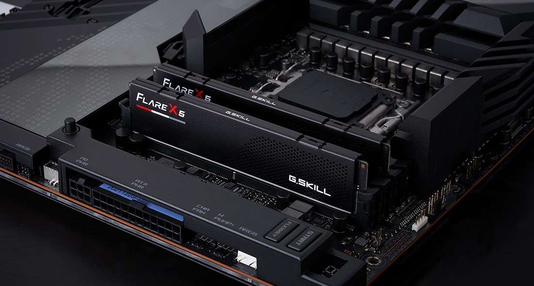 G.Skill Flare X5 F5-6000J3238F16GX2-FX5 memory module 32 GB 2 x 16 GB DDR5 6000 MHz G.Skill Flare X5 F5-6000J3238F16GX2-FX5 memory module 32 GB 2 x 16 GB DDR5 6000 MHz