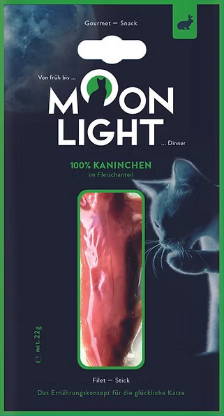 MOONLIGHT Dinner Rabbit Fillet - treat for cats - 22g MOONLIGHT Dinner Rabbit Fillet - treat for cats - 22g