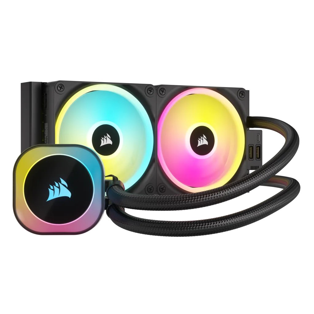 Corsair H100I Processor Liquid cooling kit 12 cm Black Corsair H100I Processor Liquid cooling kit 12 cm Black