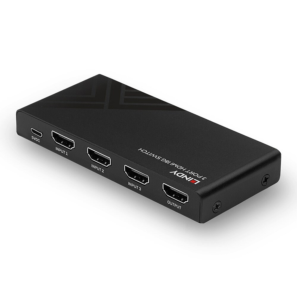 Lindy 3 Port HDMI 18G Switch Lindy 3 Port HDMI 18G Switch