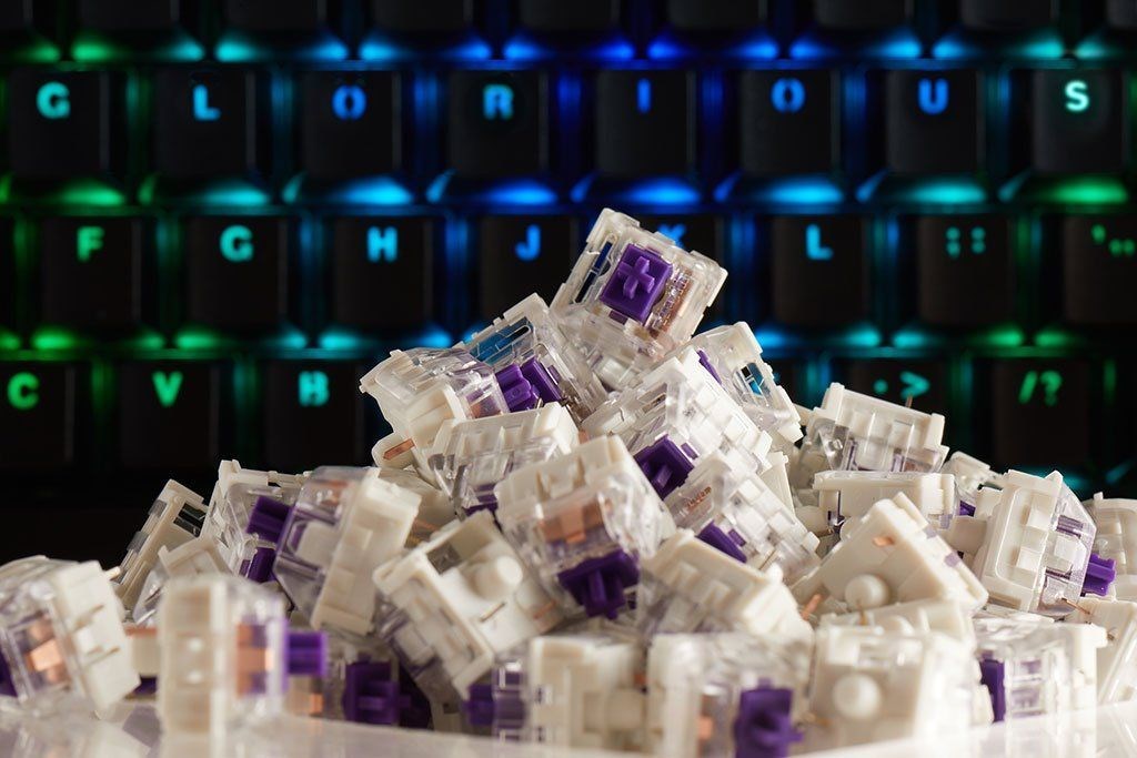 Glorious PC Gaming Race KAI-PURPLE input device accessory Keyboard switches Glorious PC Gaming Race KAI-PURPLE input device accessory Keyboard switches