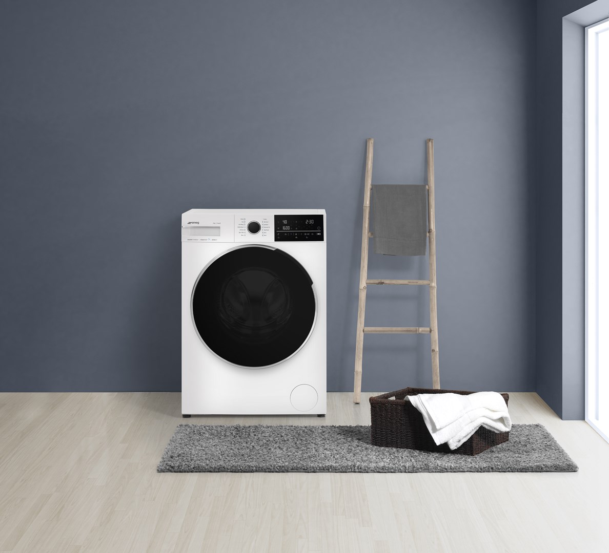 Smeg Washing Machine WNP96SLAAIN White Smeg Washing Machine WNP96SLAAIN White