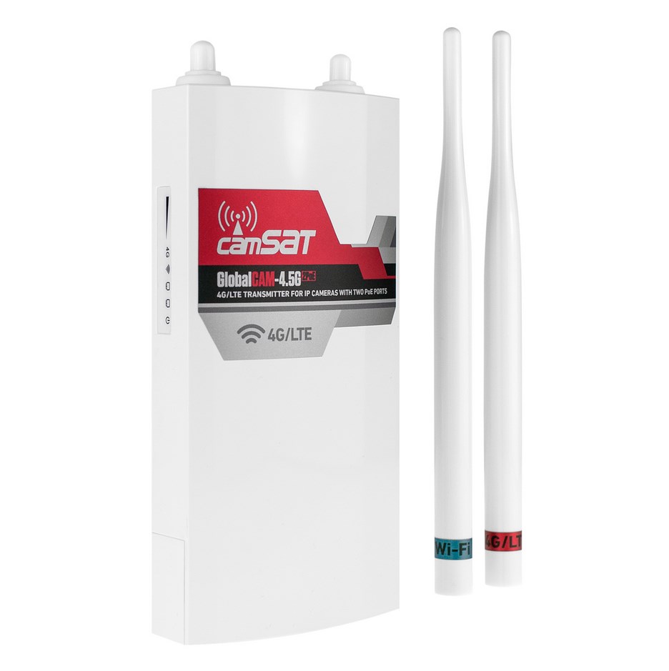 LTE / 4G / 3G EXTERNAL CAMSAT ROUTER GLOBALCAM-4.5G 2PoE LTE / 4G / 3G EXTERNAL CAMSAT ROUTER GLOBALCAM-4.5G 2PoE