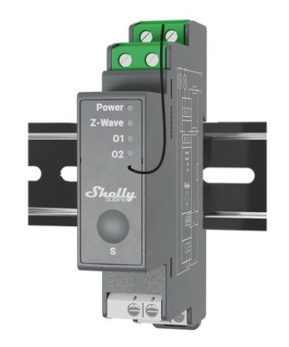 Shelly Qubino Wave Pro 2 electrical relay Grey Shelly Qubino Wave Pro 2 electrical relay Grey