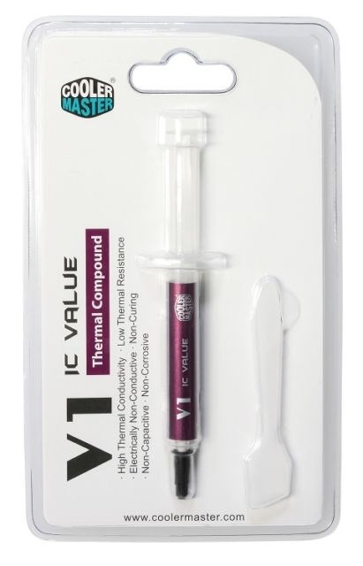 Cooler Master IC Value V1 heat sink compound 1.85 W/m·K 8 g Cooler Master IC Value V1 heat sink compound 1.85 W/m·K 8 g