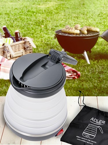 Adler AD 1279 electric kettle 0.6 L 750 W Black, White Adler AD 1279 electric kettle 0.6 L 750 W Black, White