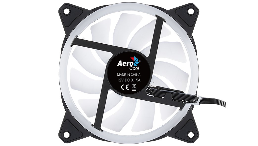 Aerocool Duo 12 ARGB 6-pin Computer case Fan 12 cm Black Aerocool Duo 12 ARGB 6-pin Computer case Fan 12 cm Black