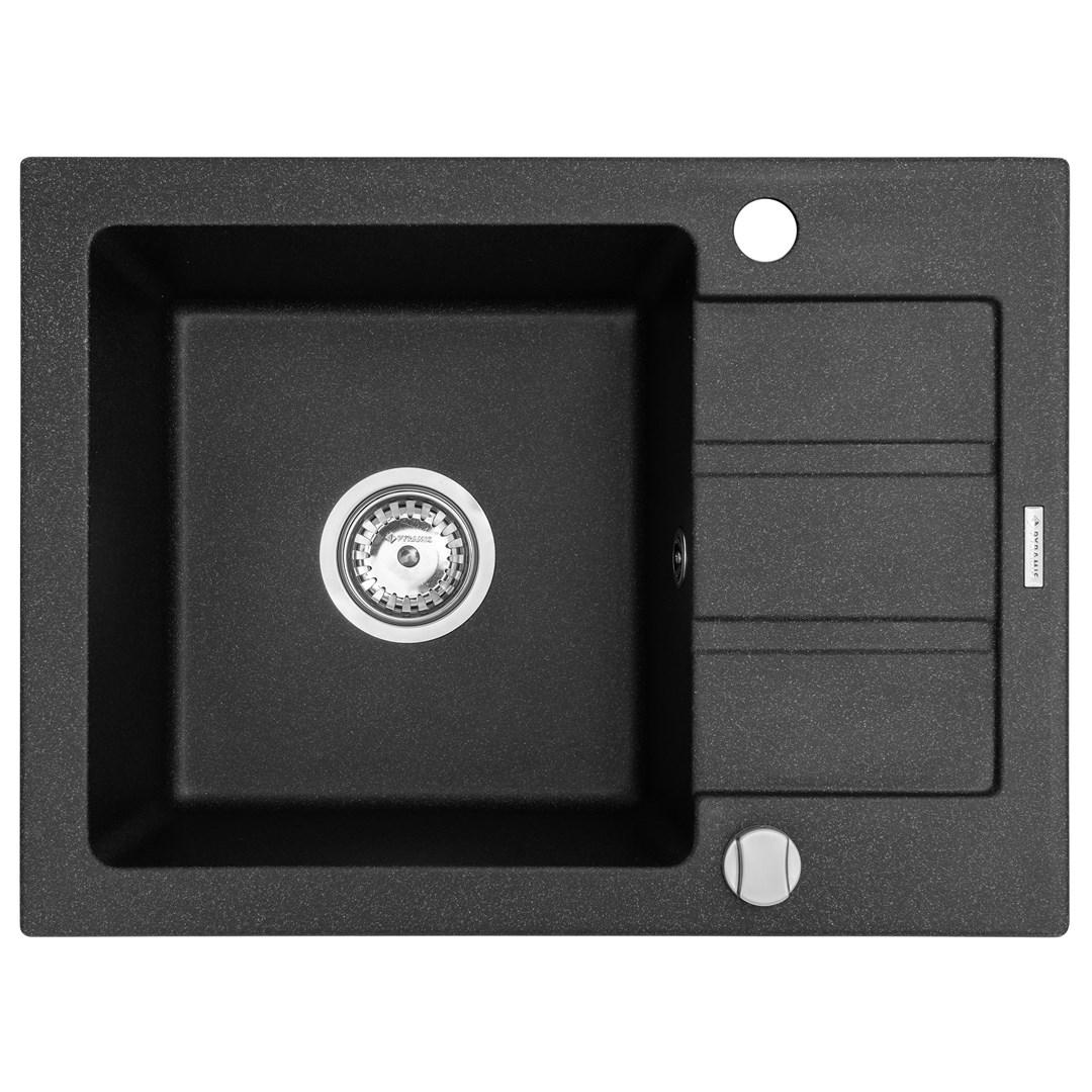 Kitchen sink MAIDSINKS Promo 62x44 1B 1D black Kitchen sink MAIDSINKS Promo 62x44 1B 1D black