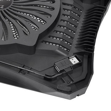 Thermaltake Massive V20 laptop cooling pad 43.2 cm (17") Black Thermaltake Massive V20 laptop cooling pad 43.2 cm (17") Black