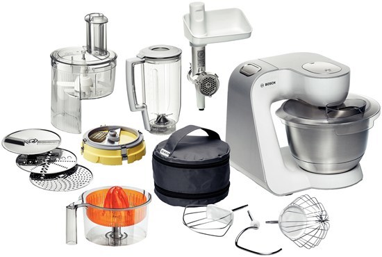Bosch Styline food processor 900 W 3.9 L Stainless steel, White Bosch Styline food processor 900 W 3.9 L Stainless steel, White