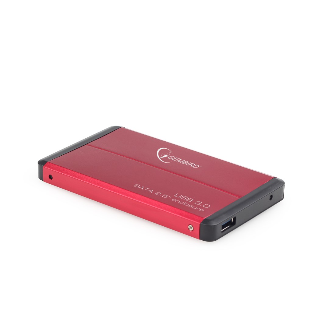 Gembird EE2-U3S-2-R storage drive enclosure 2.5" HDD enclosure Red Gembird EE2-U3S-2-R storage drive enclosure 2.5" HDD enclosure Red