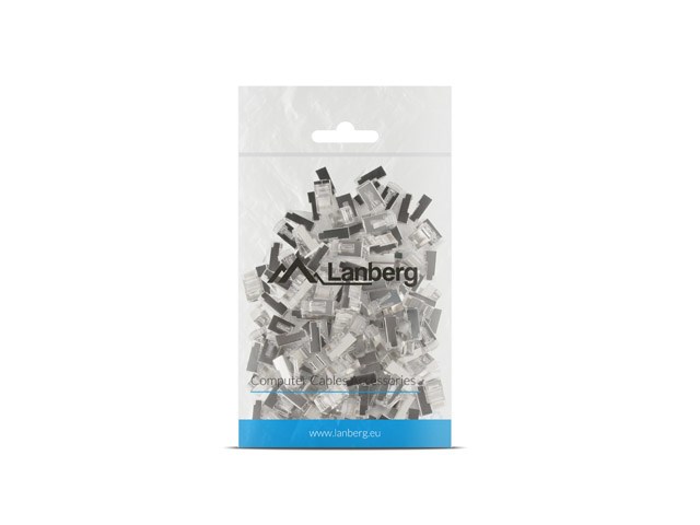 Lanberg PLS-5000 wire connector RJ-45 Stainless steel, Transparent Lanberg PLS-5000 wire connector RJ-45 Stainless steel, Transparent