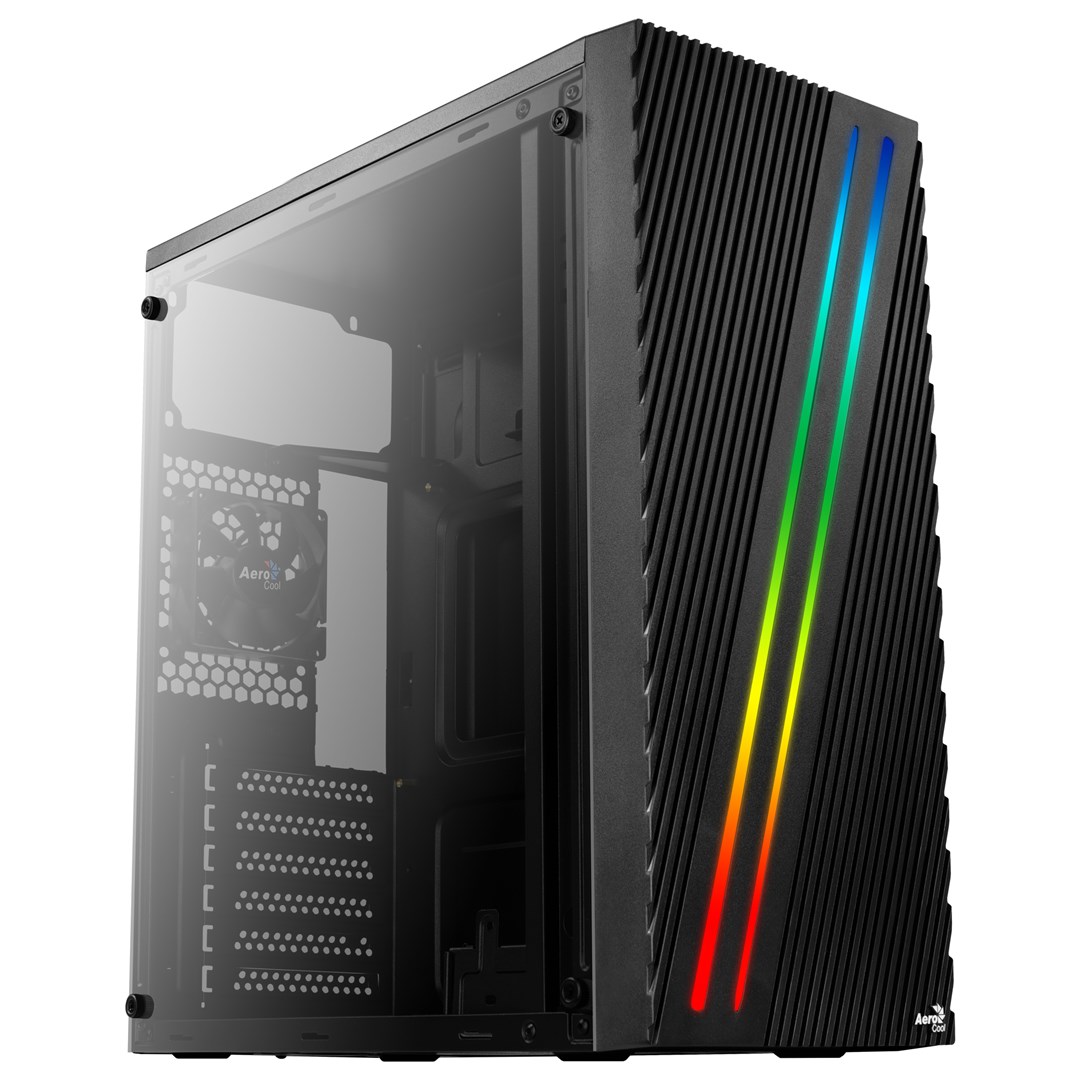 Aerocool Streak Midi Tower Black Aerocool Streak Midi Tower Black