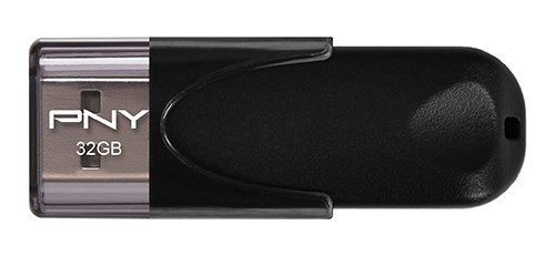 PNY Attaché 4 2.0 32GB USB flash drive USB Type-A Black PNY Attaché 4 2.0 32GB USB flash drive USB Type-A Black