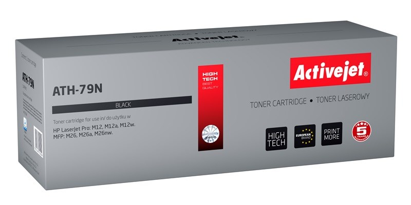Activejet ATH-79N toner (replacement for HP 79A CF279A; Supreme; 2000 pages; black) Activejet ATH-79N toner (replacement for HP 79A CF279A; Supreme; 2000 pages; black)